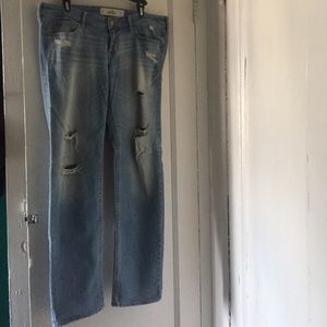Hollister ripped jeans