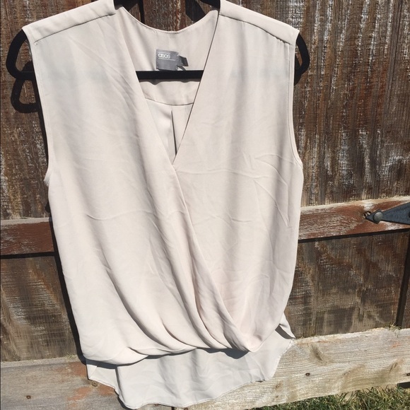 ASOS Sleeveless Drape Wrap Blouse