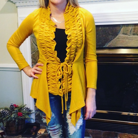 Ruffle Cardigans - Picture 1 of 2