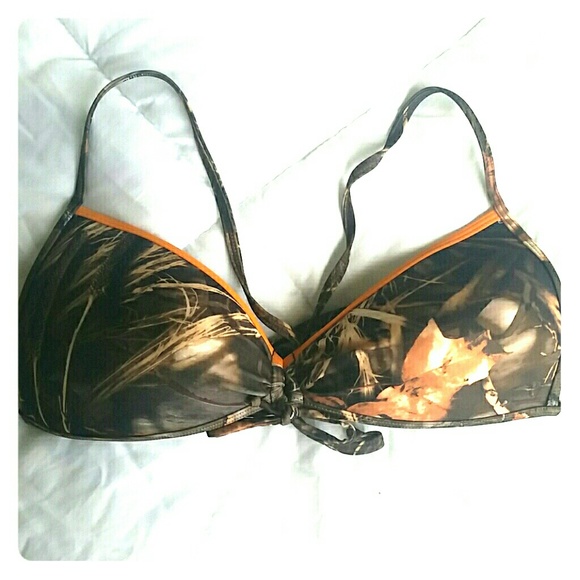 Camo bikini top