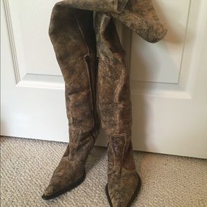 Anton Denim High Boot