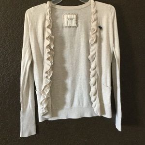 Cream Abercrombie and Fitch Cardigan