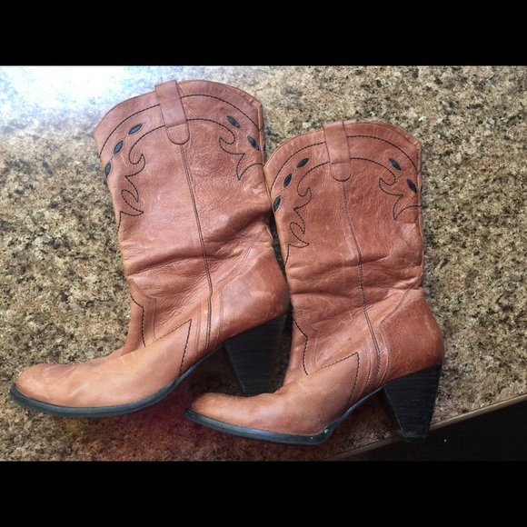 Anthropologie lucky penny boots