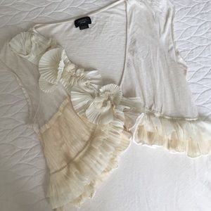 Anthropologie Embellished T-Shirt