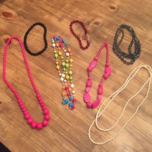 7 Beaded Necklaces