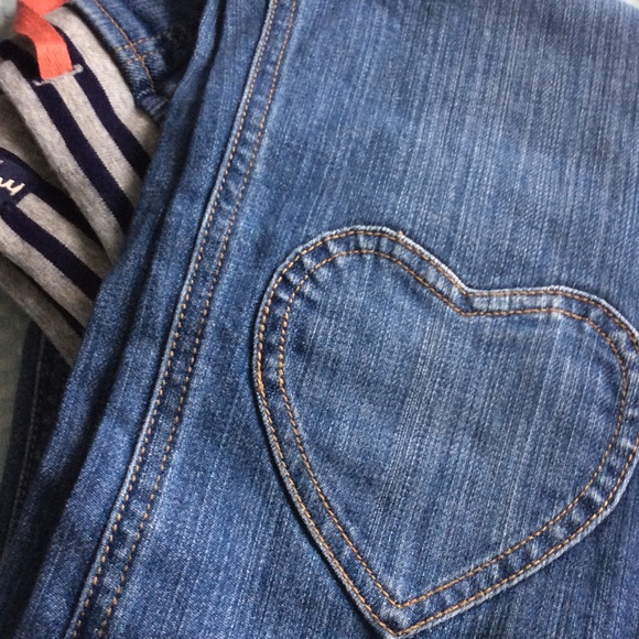 Mini Boden Heart Pocket Jeans NWT