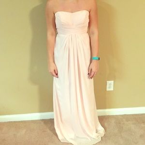 Blush pink formal dress