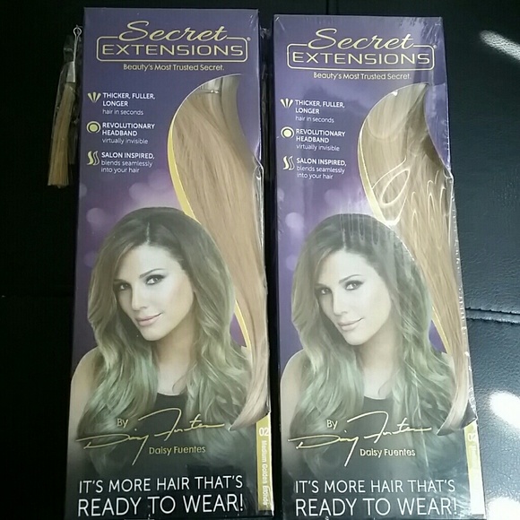 2 secret extensions by daisy fuentes BUNDLED