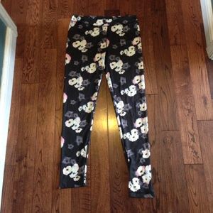 Floral yoga pants