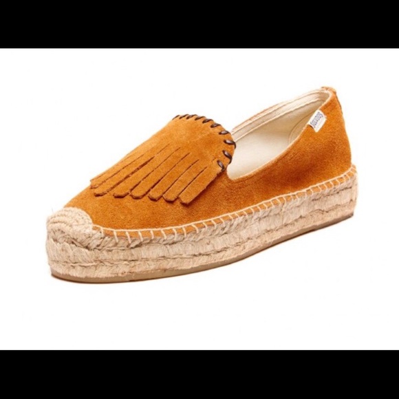 Soludos Shoes - Soludos saddle fringe smoking slipper
