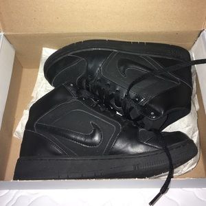 Black Air Force Ones
