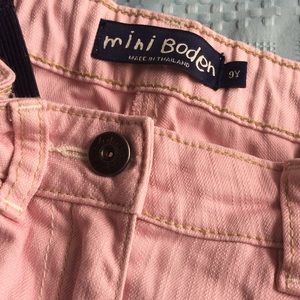 Mini Boden girls pink skinny jeans 9Y