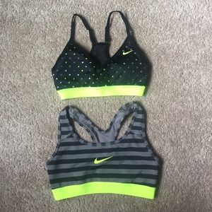 Nike sports bras (2 total)
