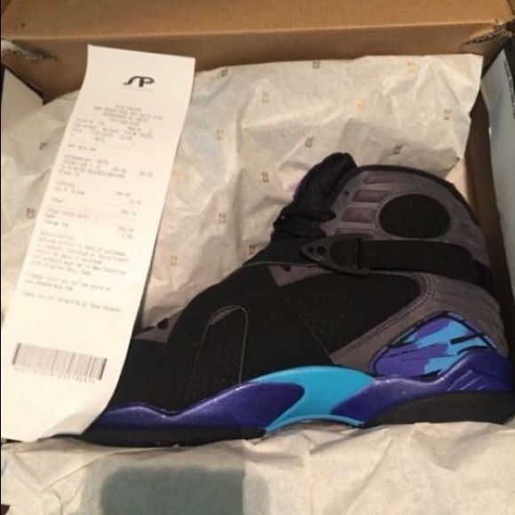 Jordan Shoes - Aqua 8s size 4 worn x2