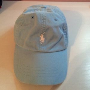 Baby blue Polo hat
