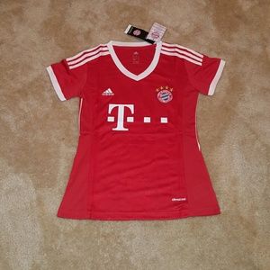 Bayern Munich homes women soccer Jersey medium