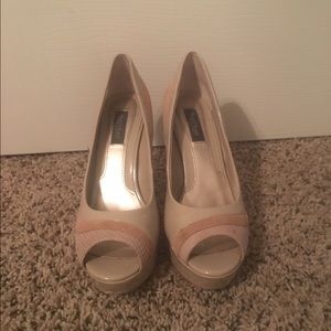 3" nude heels