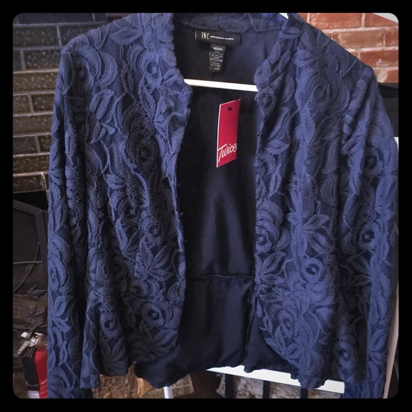 Lace Blazer-Cotton
