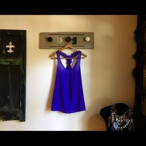 Forever 21 Boho purple racer back tanktop