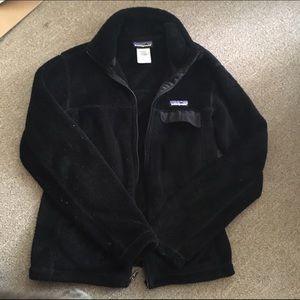 PATAGONIA BLACK ZIP FLEECE