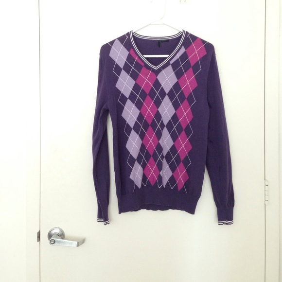 Checkered sweater