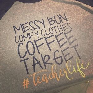 #TeacherLife baseball Tee