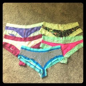 Victoria's Secret PINK Lot of Cheeky Panties