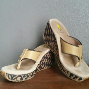 Cute Volatile wedge flip flops