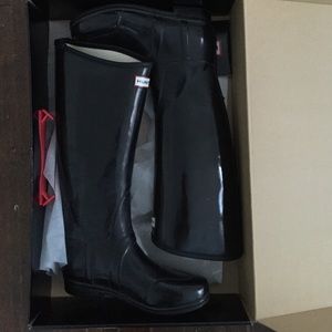 Hunter REGENT Rain Boots black 39 8 rainboots