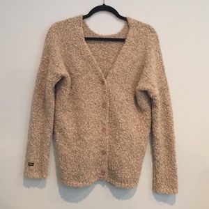 RVCA chunky oatmeal cardigan
