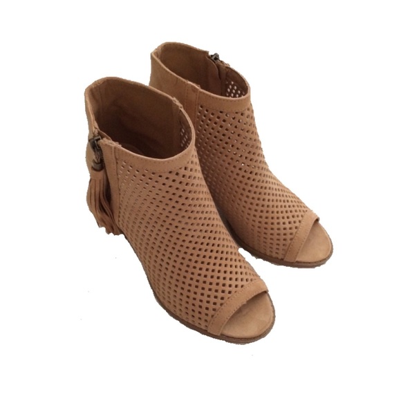 Shoes - Peep toe booties