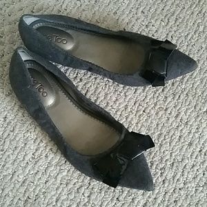 Me too bow ballet flats