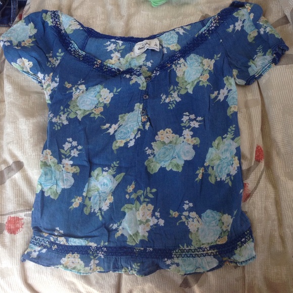 Abercrombie floral shirt