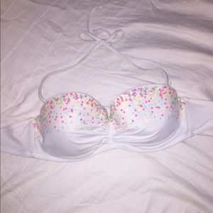 VS Bathing Suit Push Up White Top 36D