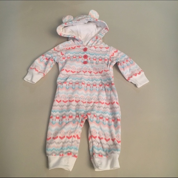 Carter's Fleece Hooded One Piece