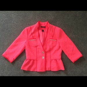 WHBM Coral Blazer