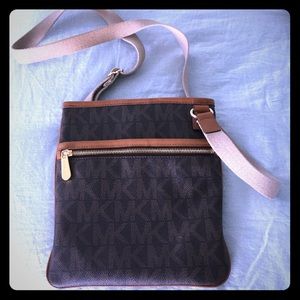Michael Kors brown cross body bag