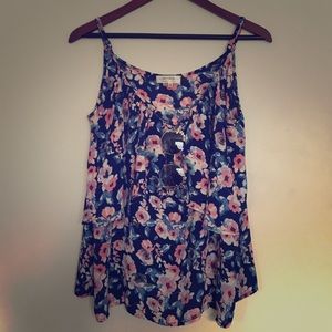 🚫SOLD🚫 - Cotton On Floral Spaghetti-strap Top