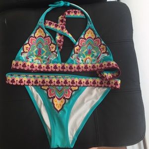 Vs colorful two piece swimwear