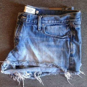 A&F jean shorts