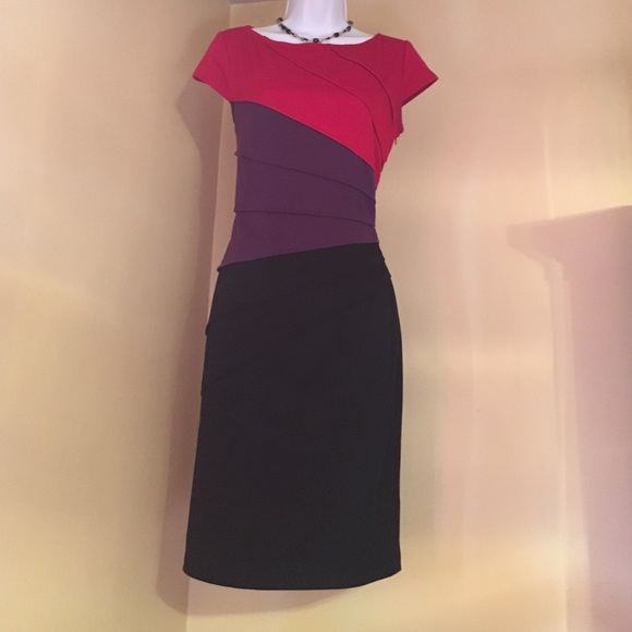 Tri-colored dress