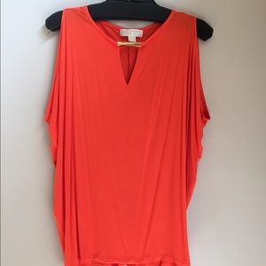 Michael Kors sleeveless orange top