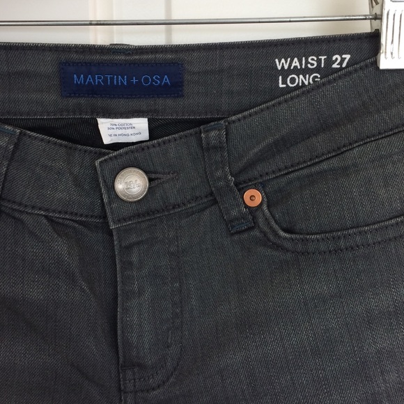 Martin + Osa slate gray bootleg jeans - Picture 4 of 4
