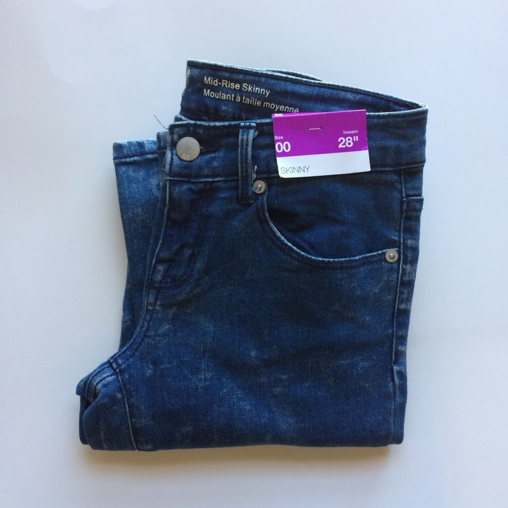 Mossimo Supply Co Denim Mid-Rise Skinny Jeans
