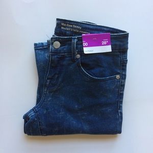 Mossimo Supply Co Denim Mid-Rise Skinny Jeans