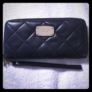 QUILTED LEATHER MICHAEL KORS WALLET