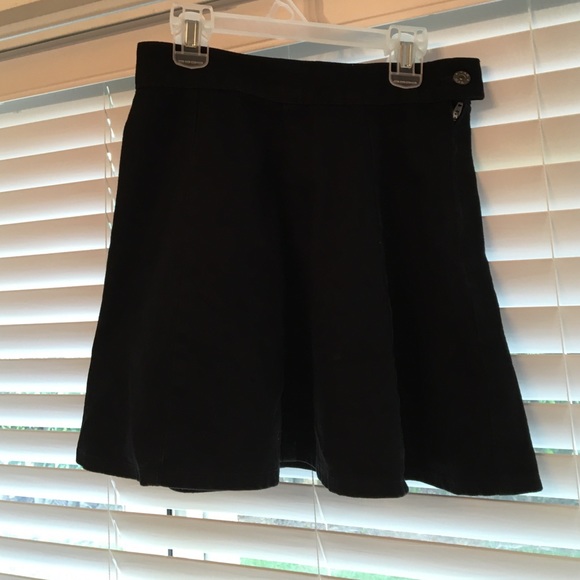 LF Black Jean Skater/Circle Skirt