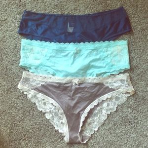 Victoria's Secret Satin Briefs Lot