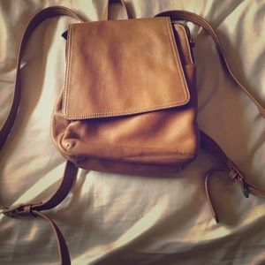 Vintage Leather Backpack