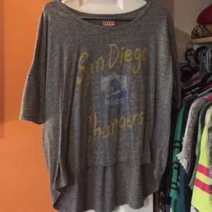 Junk food SD Chargers tee